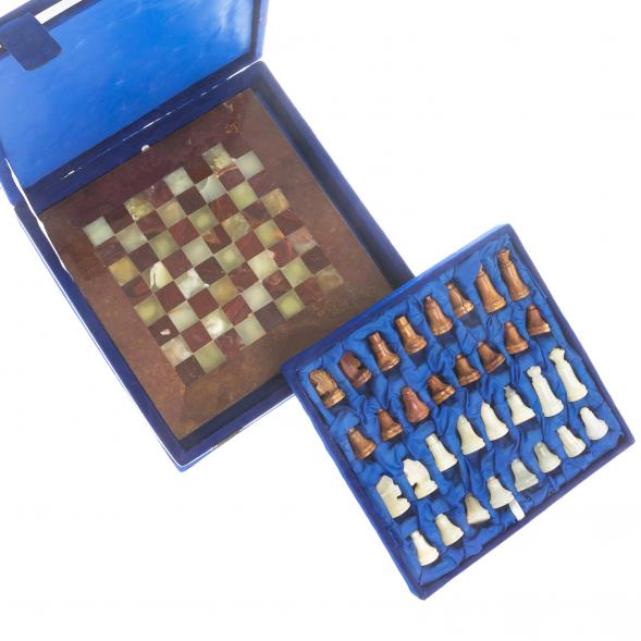 Шахматы &amp;quot;Сувенирные&amp;quot; из оникса доска 20х20 см 123974