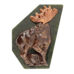 Магнит &amp;quot;Лось&amp;quot; змеевик