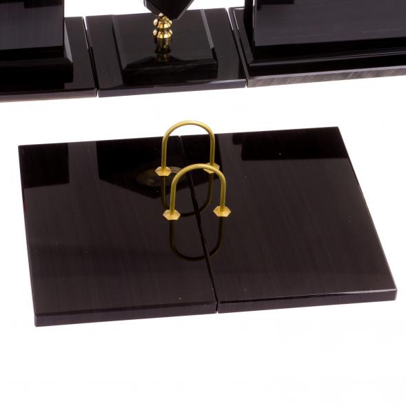 Письменный набор &amp;quot;Оптимал&amp;quot; из черного обсидиана 126256