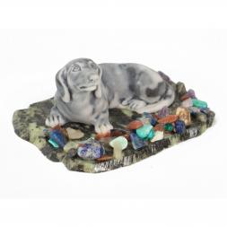 Сувенир "Такса" из мрамолита