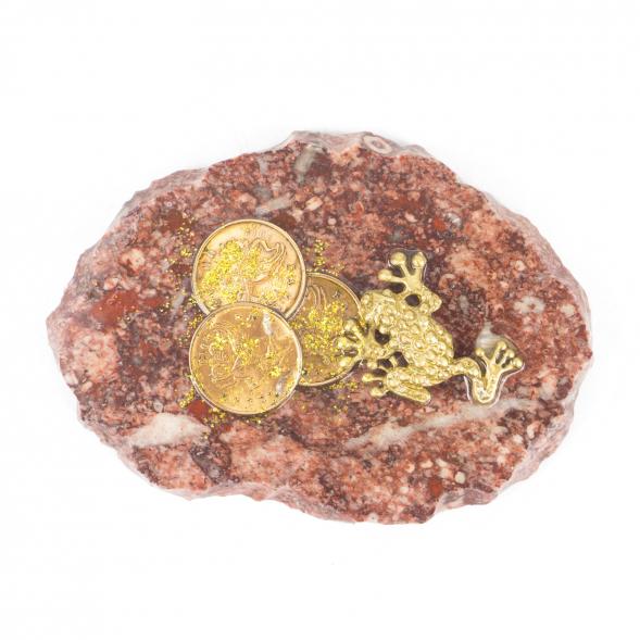 Магнит &amp;quot;Жаба на деньгах&amp;quot; камень креноид 118747