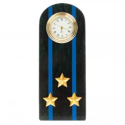 Часы-погон &amp;quot;Полковник МЮ&amp;quot; камень змеевик