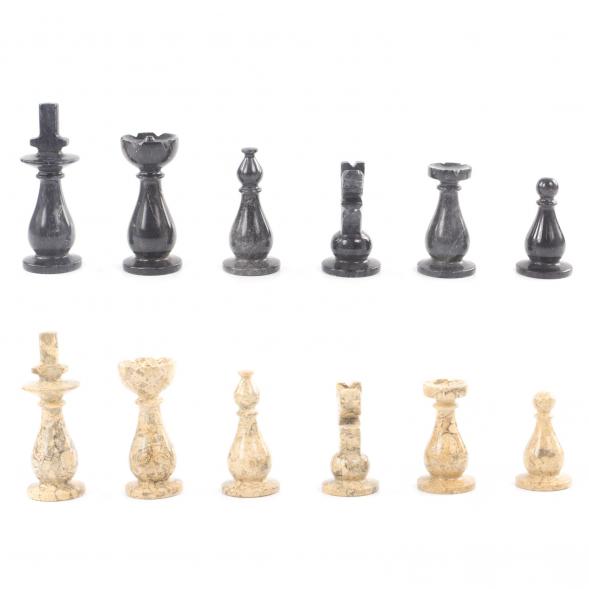 Декоративные шахматы из камня &amp;quot;Дебют&amp;quot; доска 38х38 см мрамор 121666