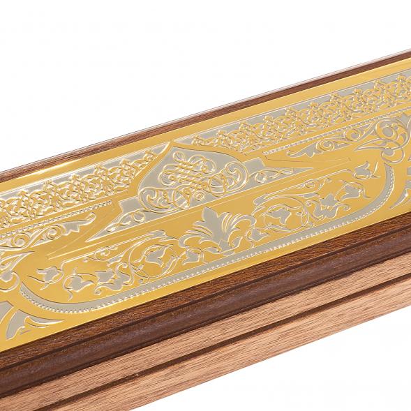 Настольные нарды &amp;quot;Восточные&amp;quot; с гравюрой камень лазурит Златоуст 123618