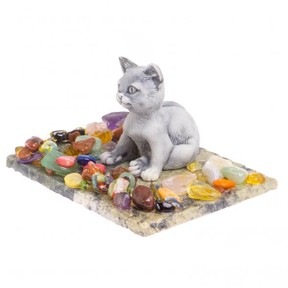 Сувенир из мрамолита &amp;quot;Котенок сидит&amp;quot; 116294