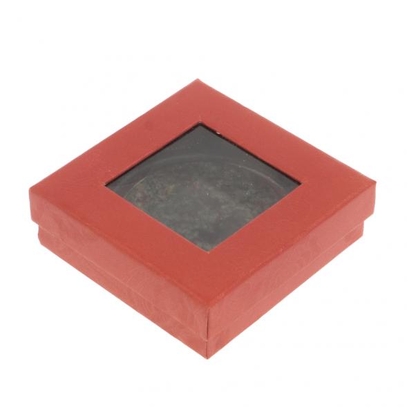 Зеркало круглое из камня эвдиалит цвет серебро 127179