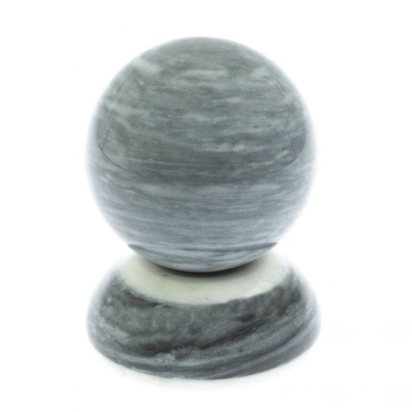Шар 7,5 см на подставке из серого мрамора 129033