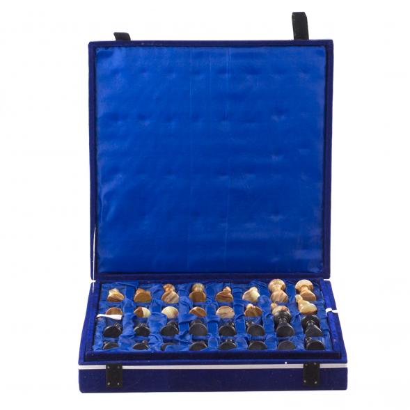 Декоративные шахматы из камня &amp;quot;Люкс&amp;quot; доска 38х38 см оникс мрамор 121668