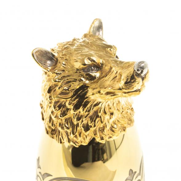 Стопка перевертыш &amp;quot;Волк&amp;quot; 70 мл Златоуст 123620