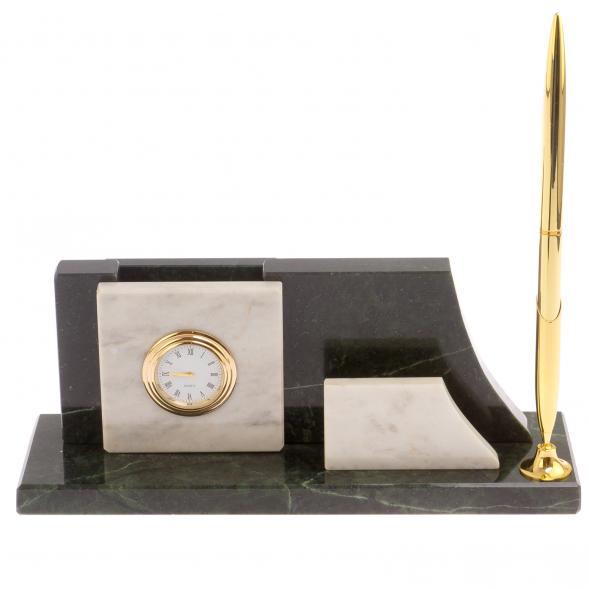 Настольный мини-набор из мрамора &amp;quot;Силуэт&amp;quot; 125816