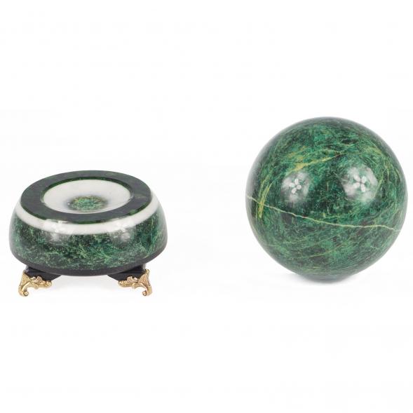 Шар из змеевика Антистресс 10,5 см 119153