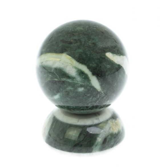 Шар 7,5 см на подставке из змеевика 129035