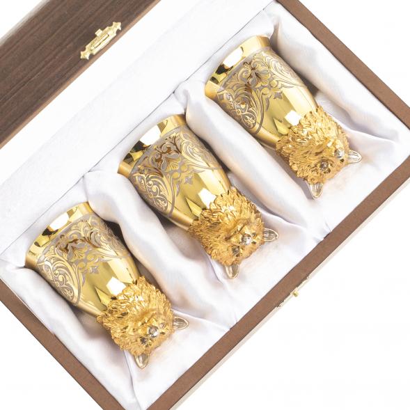 Стопки перевертыши &amp;quot;Волк&amp;quot; 60 мл 3 шт Златоуст 123622