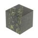 Куб 50 мм темно-зеленый змеевик 127505