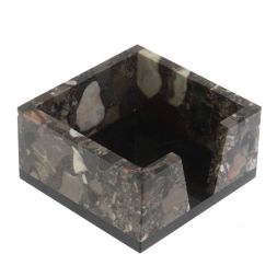 Письменный набор "Алмаз" из камня конгломерат