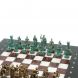 Шахматы &amp;quot;Римские воины&amp;quot; фигуры бронза / патина 28х28 см из мрамора и лемезита 128207