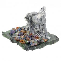 Сувенир "Скачущая лошадка" из мрамолита