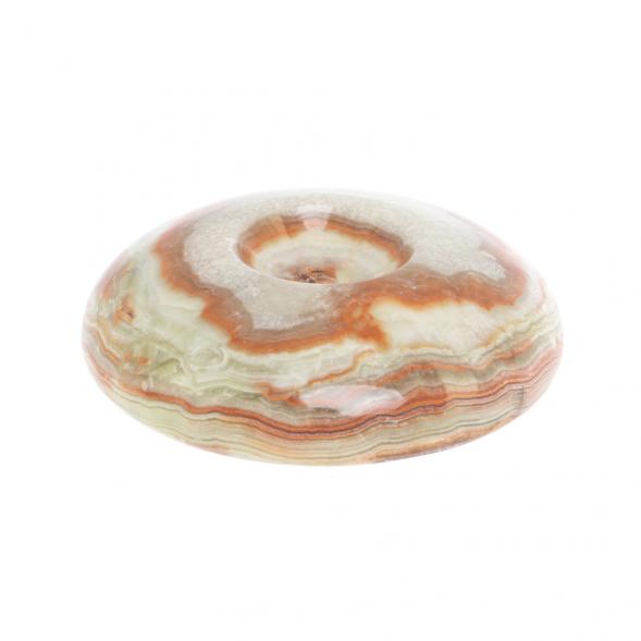 Круглая подставка под шар, яйцо камень оникс 7,5х7,5х2 см (3) 126573