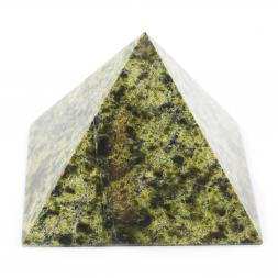 Пирамида из змеевика 10х10х7,5 см