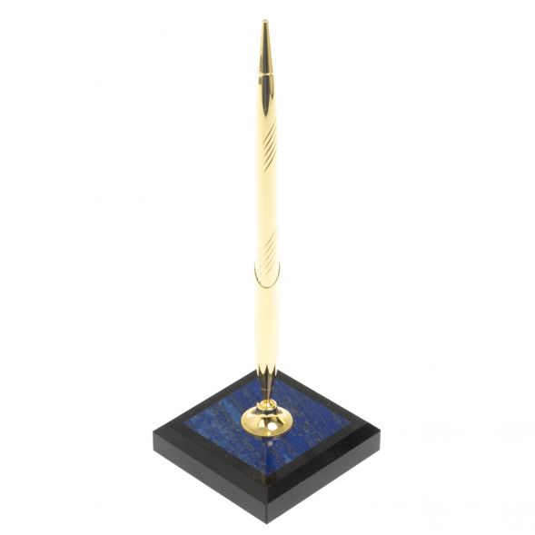 Подставка под ручку из афганского лазурита 7х7х21,5 см 127746