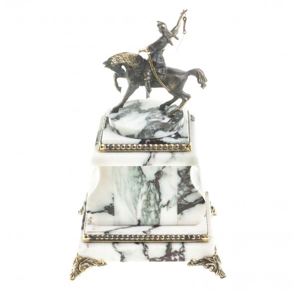 Часы из мрамора и бронзы &amp;quot;Салават Юлаев&amp;quot; 123700