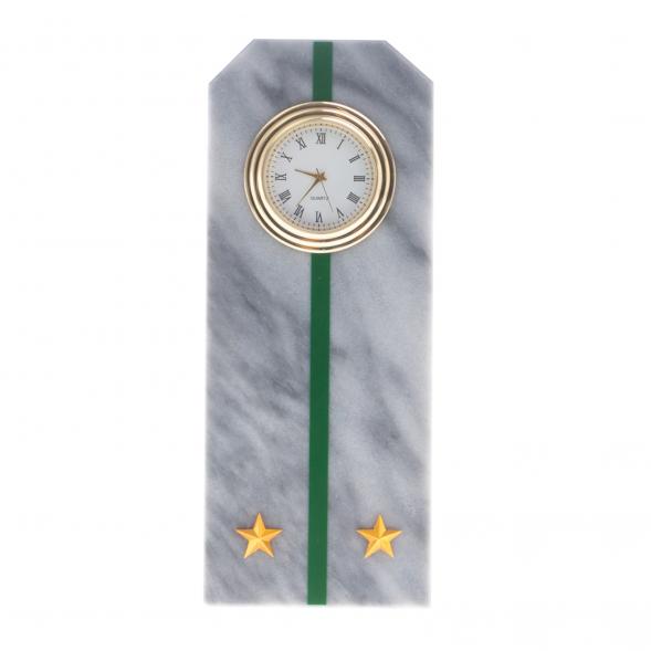 Часы &amp;quot;Погон лейтенант ПС ФСБ&amp;quot; из мрамора 124471