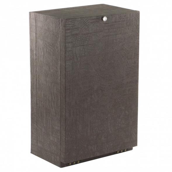 Каминные часы &amp;quot;Георгий Победоносец&amp;quot; из малахита и бронзы в кейсе 121010