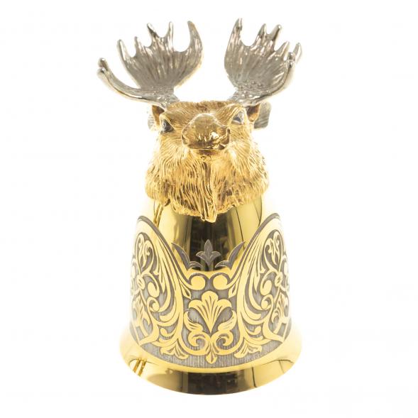 Стопка перевертыш &amp;quot;Лось&amp;quot; 70 мл Златоуст 123626