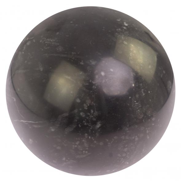 Шар из черного мрамора 13,5 см 124927