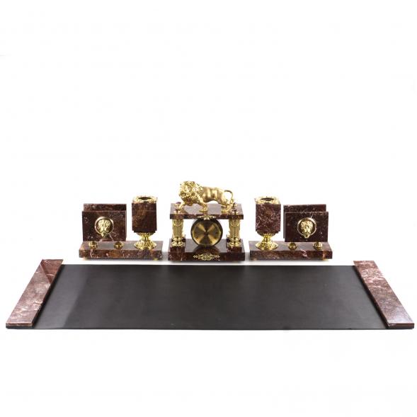 Письменный набор &amp;quot;Рычащий лев&amp;quot; с настольным ковриком 121011