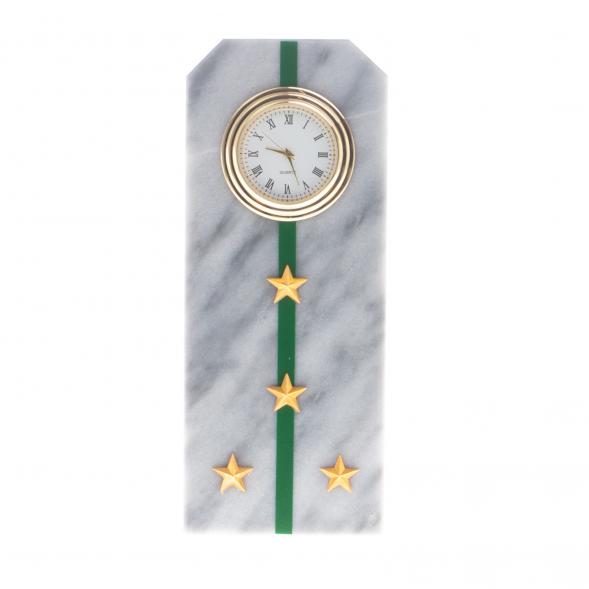 Часы &amp;quot;Погон капитан ПС ФСБ&amp;quot; из мрамора 124473