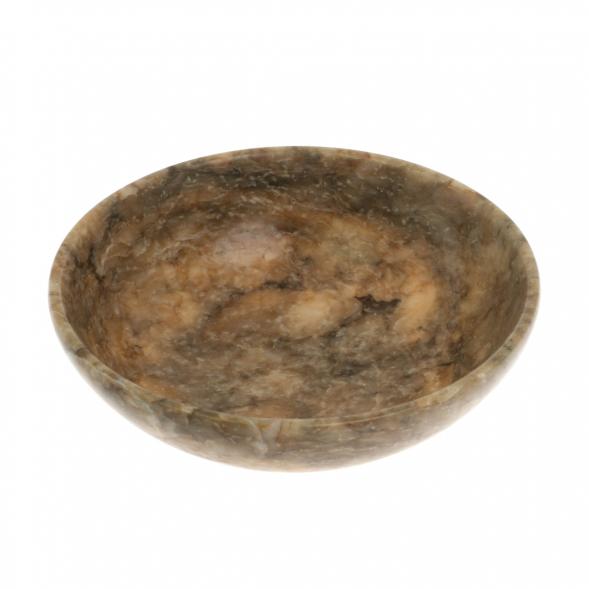 Пиала из коричневого оникса 15х15х4,5 см (6) 129197