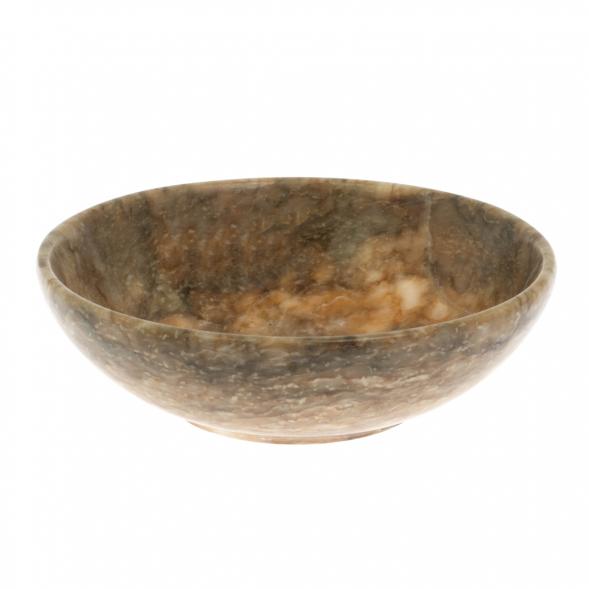 Пиала из коричневого оникса 15х15х4,5 см (6) 129197