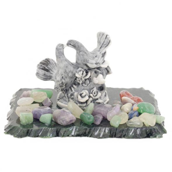 Сувенир из мрамолита &amp;quot;Голуби малые&amp;quot; 116304