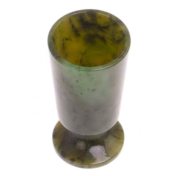 Рюмка на ножке из нефрита 40 мл 4х8 см 126113