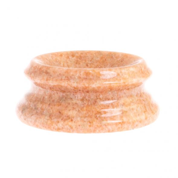 Подставка под шар из розового мрамора 8х8х3 см 126577