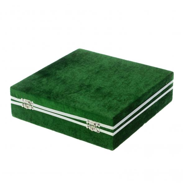 Набор бокалов для коньяка из оникса в футляре 6х9,5 см (2,5х4) 80мл 6 шт 128674