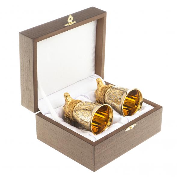 Стопки перевертыши &amp;quot;Олень&amp;quot; 70 мл 2 шт Златоуст 123630