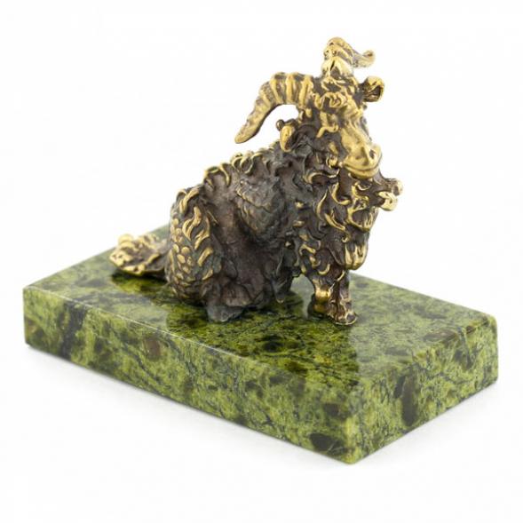 Сувенир статуэтка знак зодиака &amp;quot;Козерог&amp;quot; бронза камень 116095