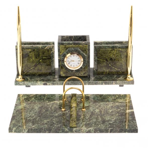 Письменный прибор &amp;quot;Офисный&amp;quot; с подставкой под перекидной календарь 126579