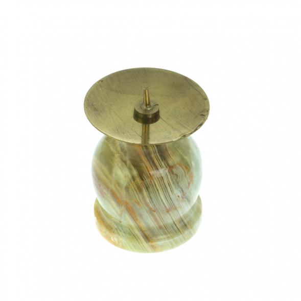 Подсвечник из оникса 4х4х5 см (2х3) 128823