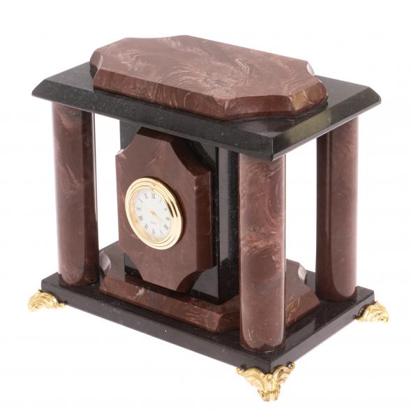 Часы из лемезита 17х12х17 см 126500