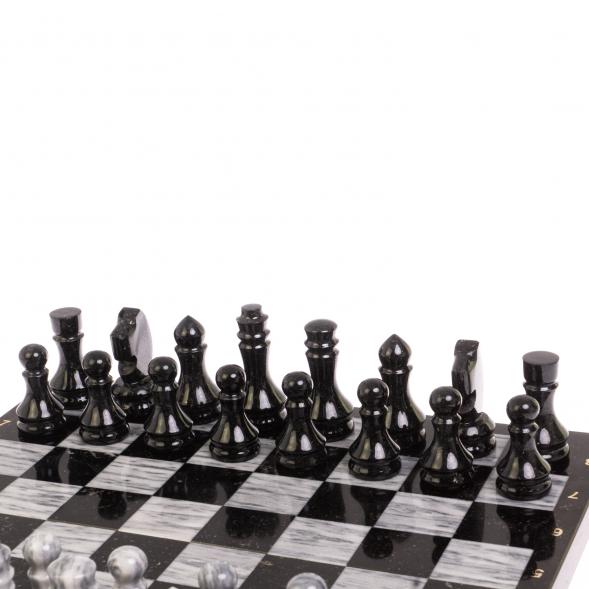 Шахматный набор 3 в 1 &amp;quot;Ящерица&amp;quot; мрамор, гранит с гравировкой 126803