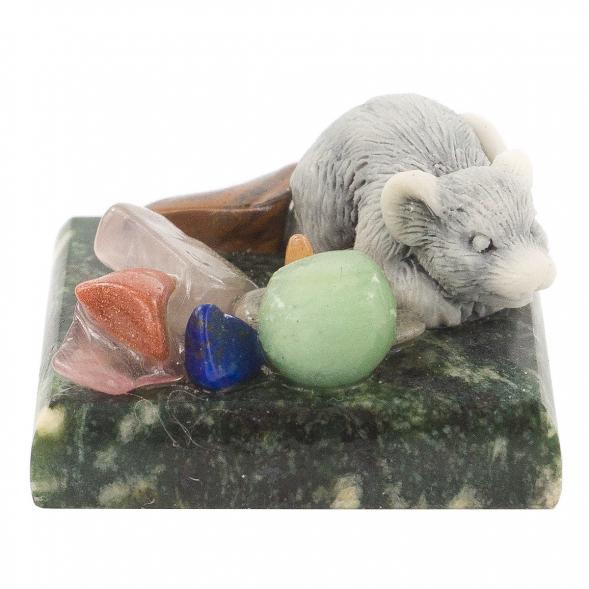 Сувенир из мрамолита &amp;quot;Крыса малая&amp;quot; 120264