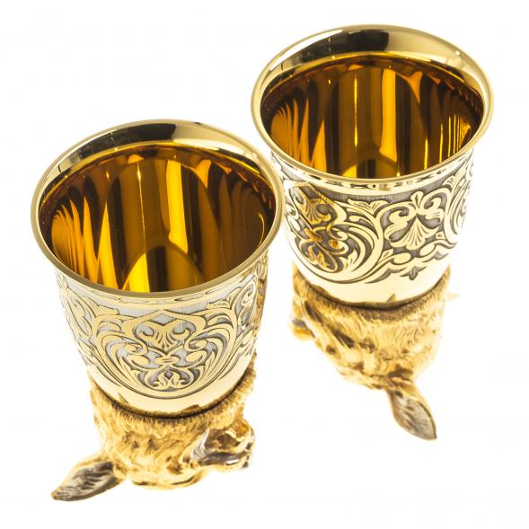 Стопки перевертыши &amp;quot;Рысь&amp;quot; 70 мл 2 шт Златоуст 123633