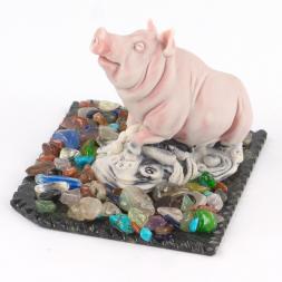 Сувенир "Свин" из мрамолита