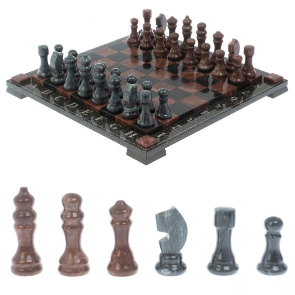 Шахматы с гравировкой &amp;quot;Турнирные&amp;quot; из лемезита 36х36 см 128974