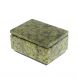 Шкатулка малая из змеевика 9,5х7х5 см 129121